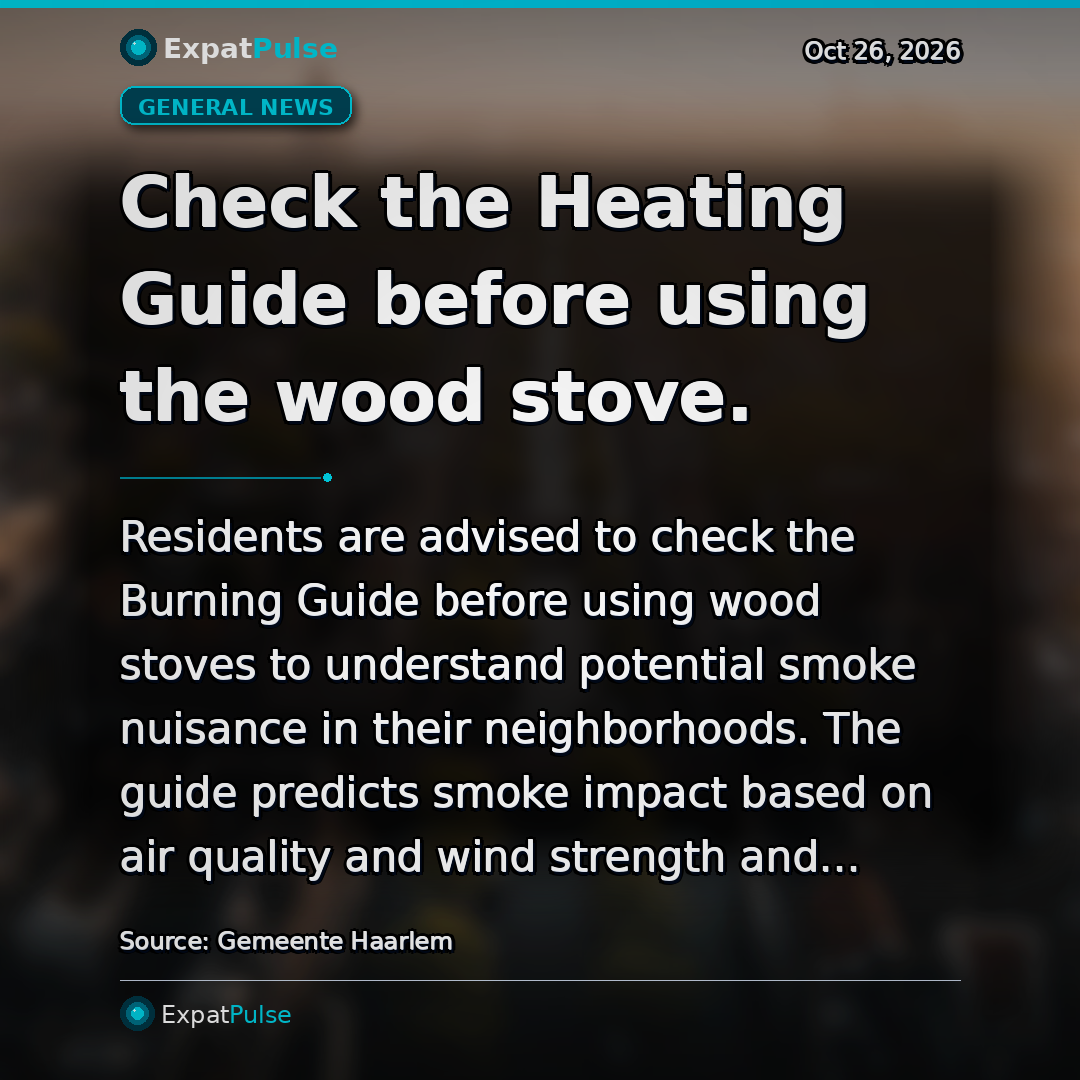 Check the Heating Guide before using the wood stove.