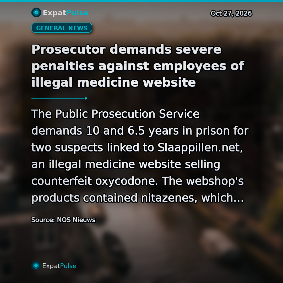 Prosecutor demands severe penalties against employees of illegal medicine website