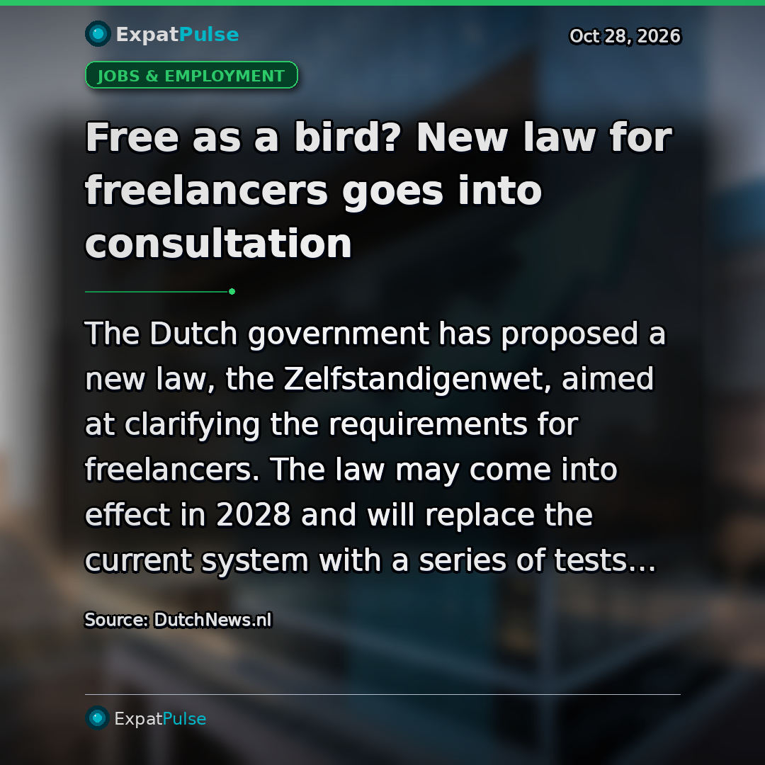 Free as a bird? New law for freelancers goes into consultation