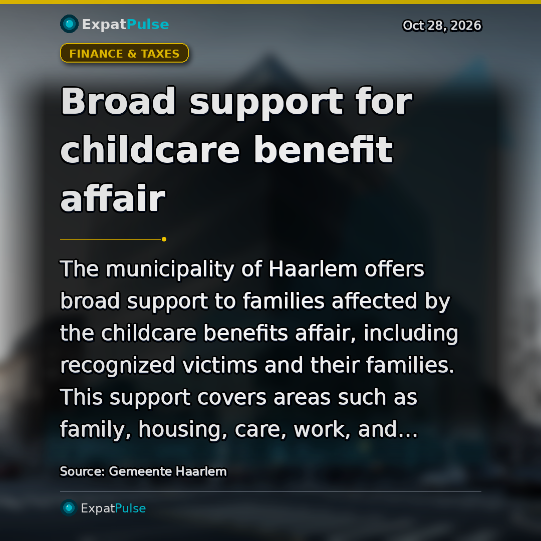 Broad support for childcare benefit affair