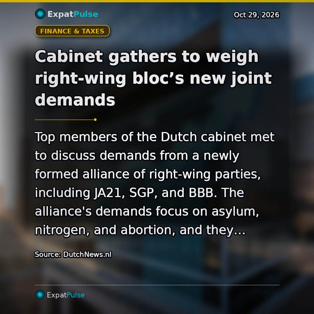 Cabinet gathers to weigh right-wing bloc’s new joint demands