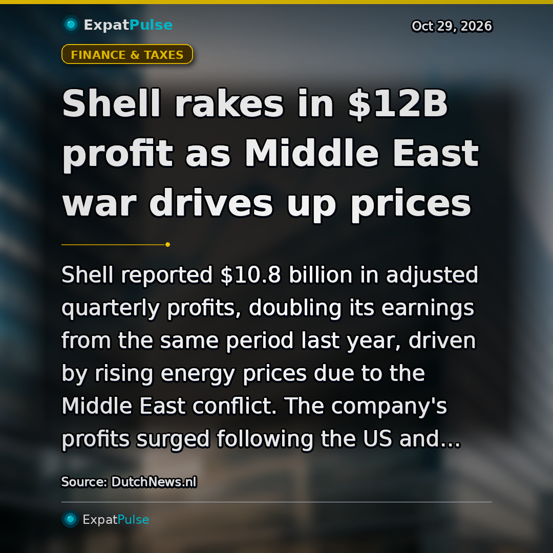 Shell rakes in $12B profit as Middle East war drives up prices