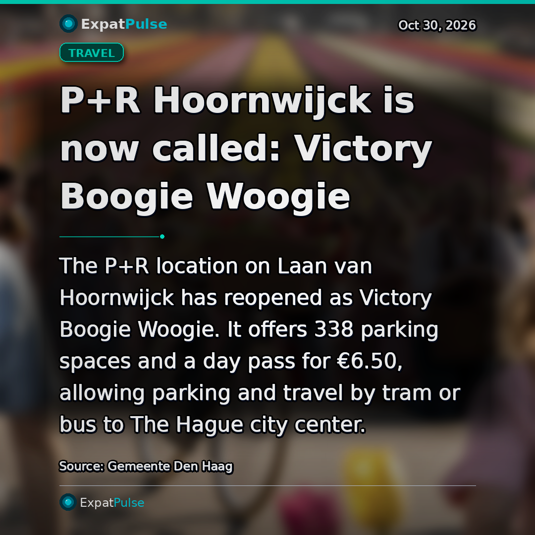 P+R Hoornwijck is now called: Victory Boogie Woogie