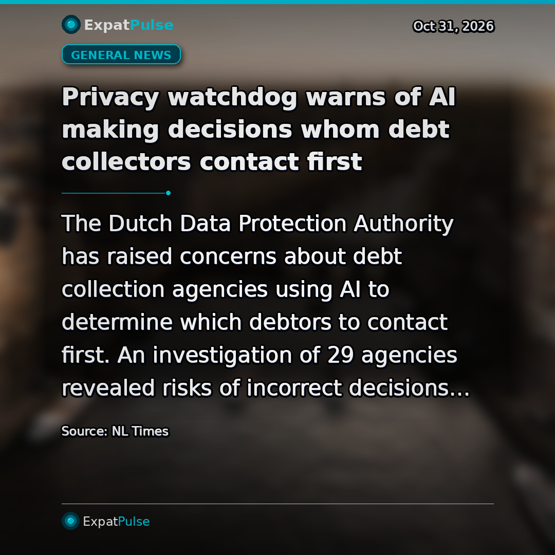 Privacy watchdog warns of AI making decisions whom debt collectors contact first