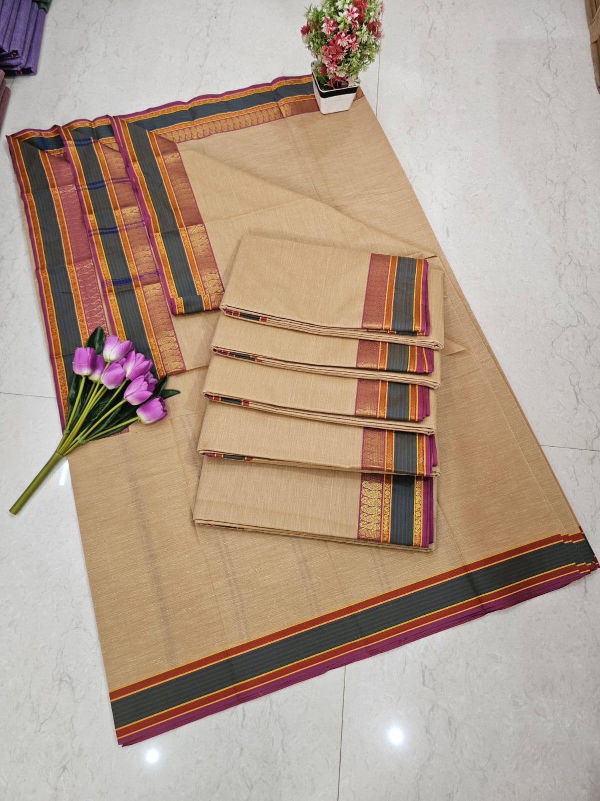 Cotton saree