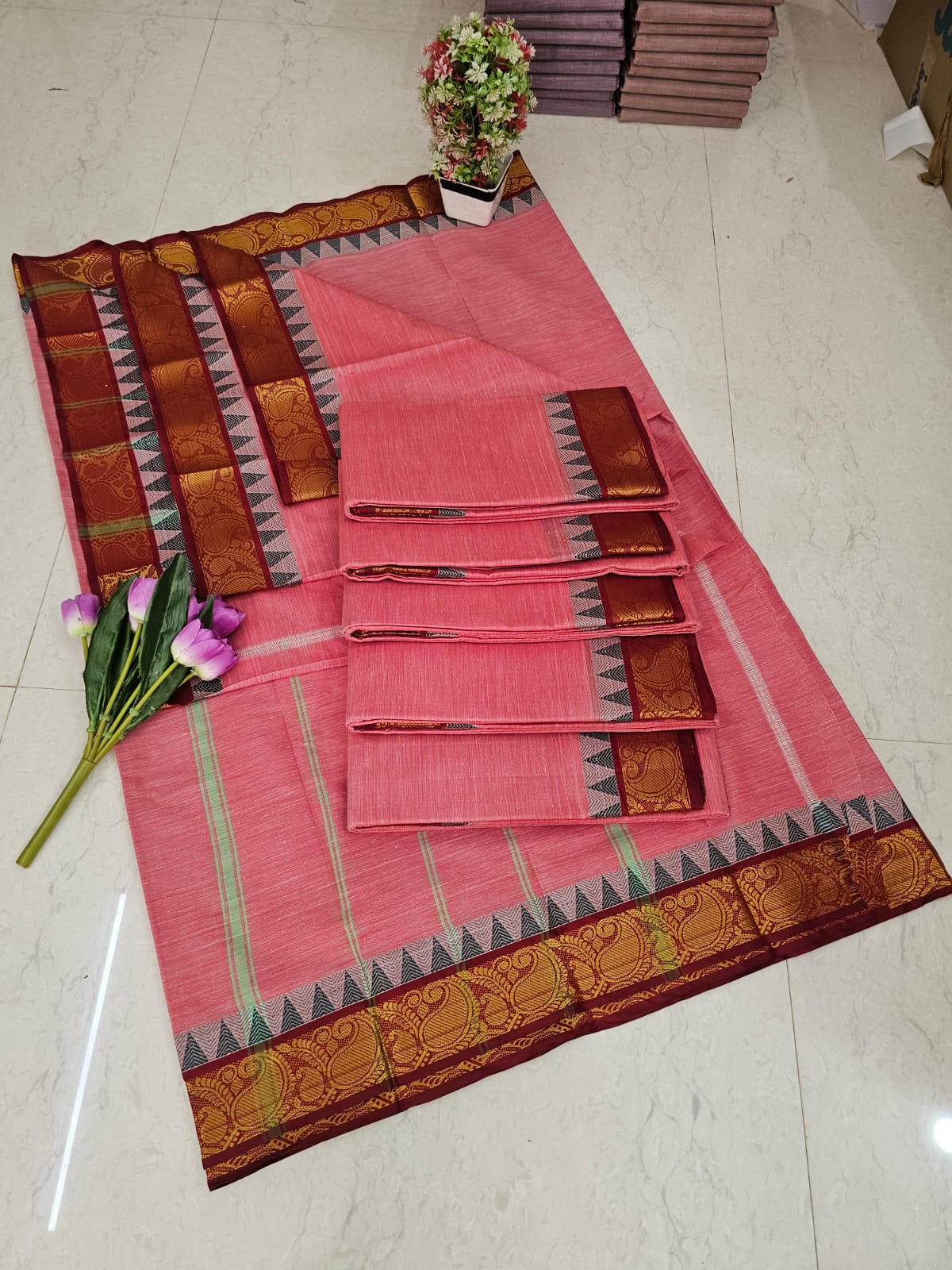 Cotton saree