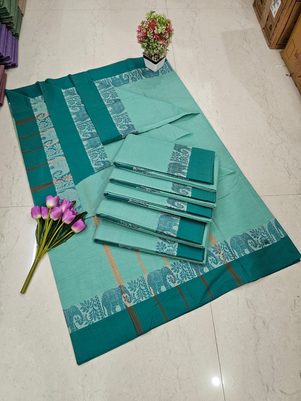 Cotton saree