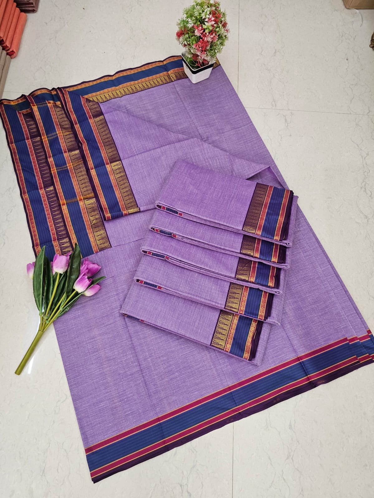 Cotton saree