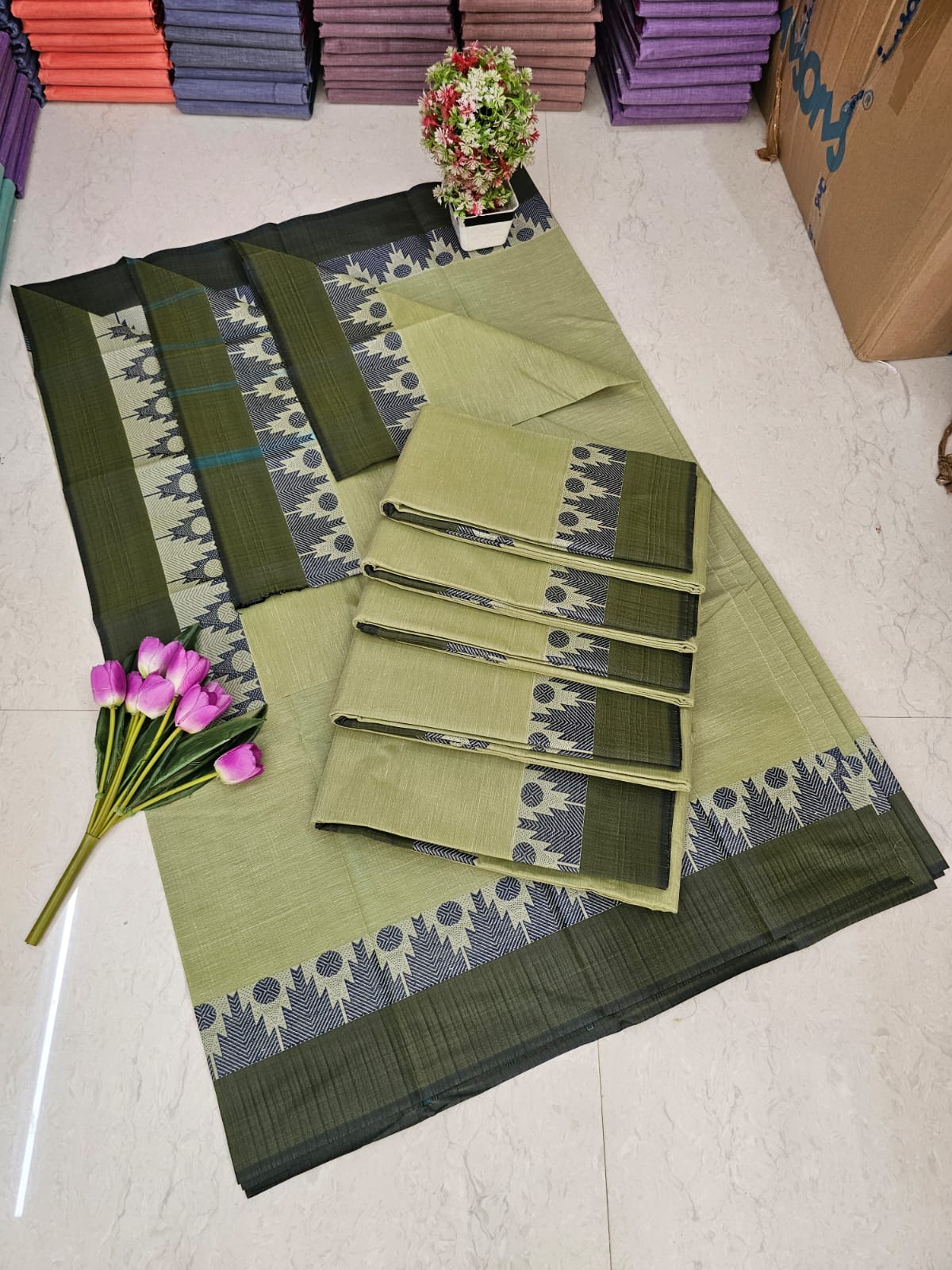 Cotton saree
