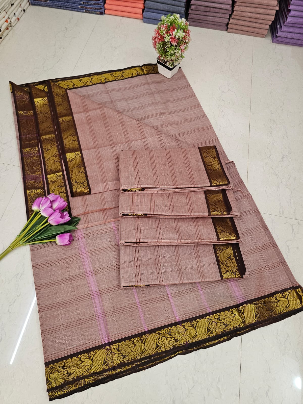 Cotton saree