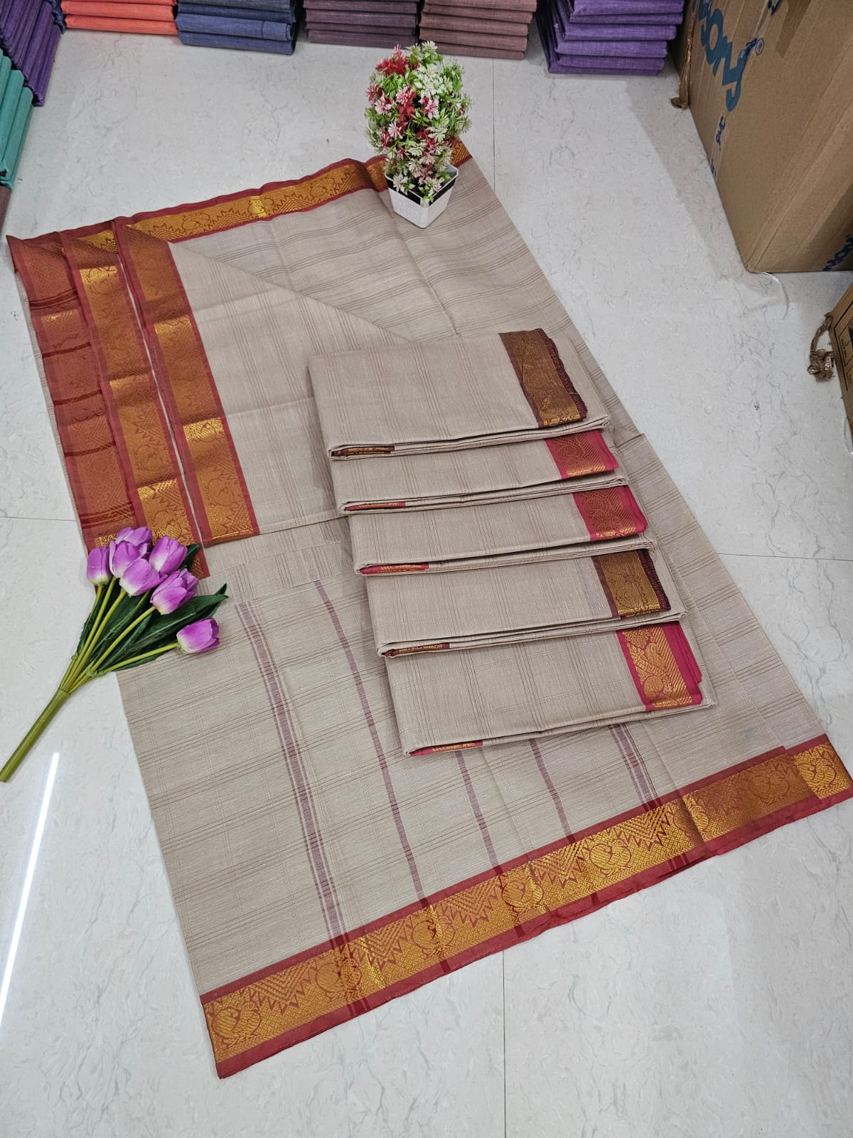 Cotton saree