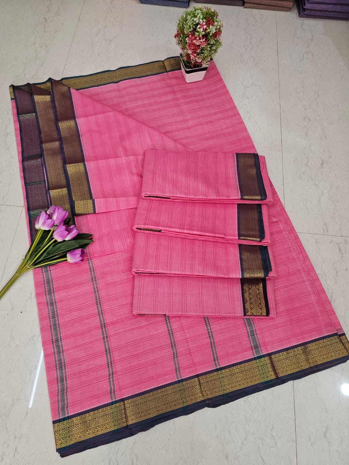 Cotton saree