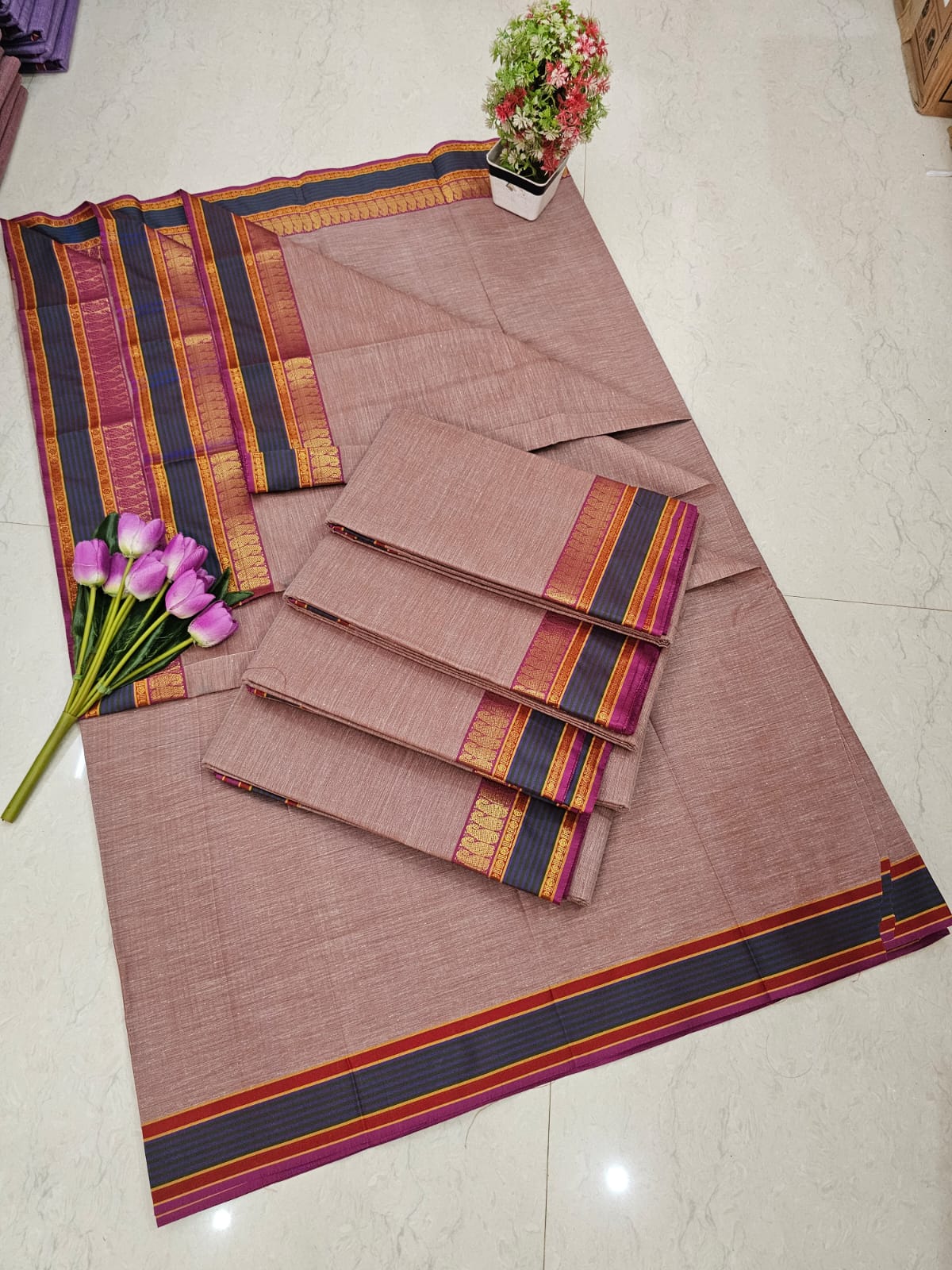 Cotton saree