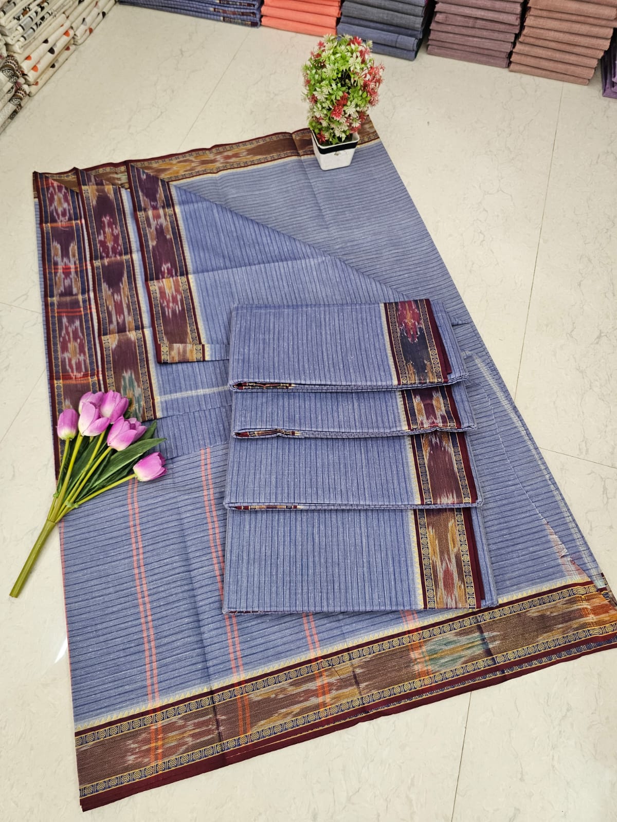 Cotton saree