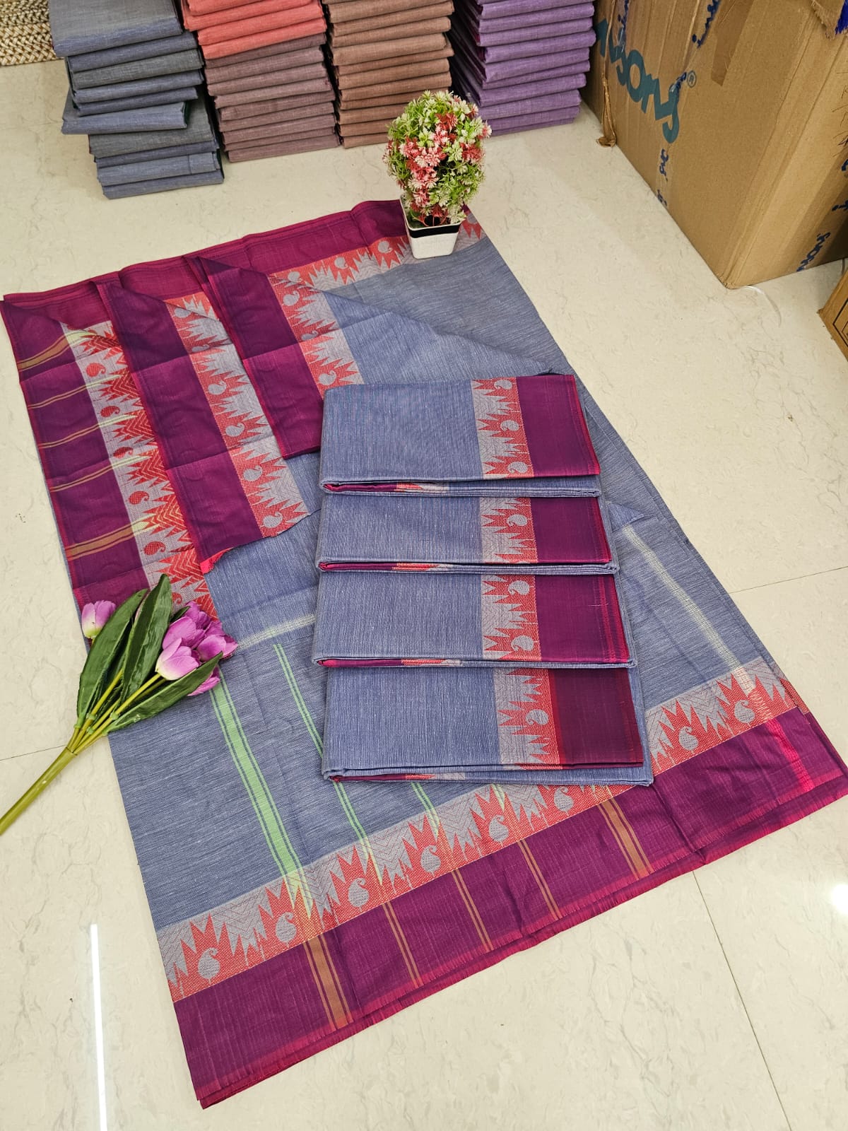 Cotton saree