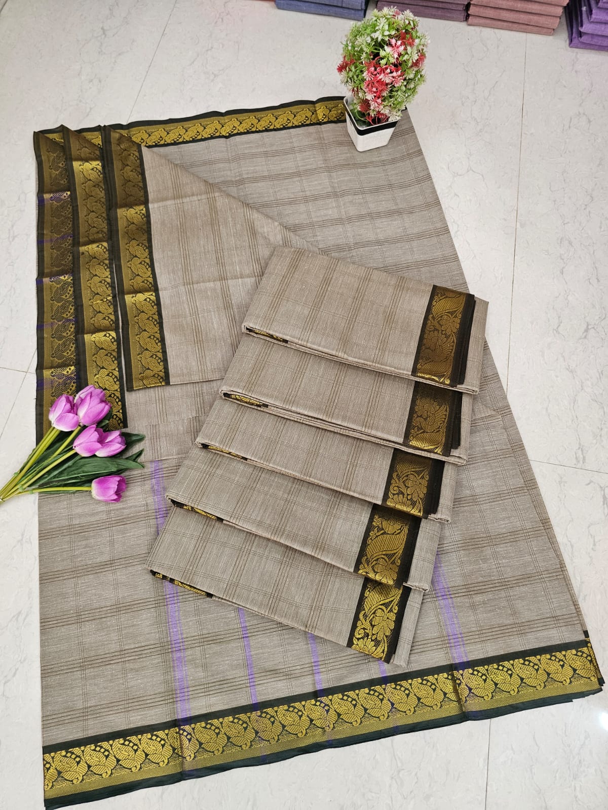 Cotton saree