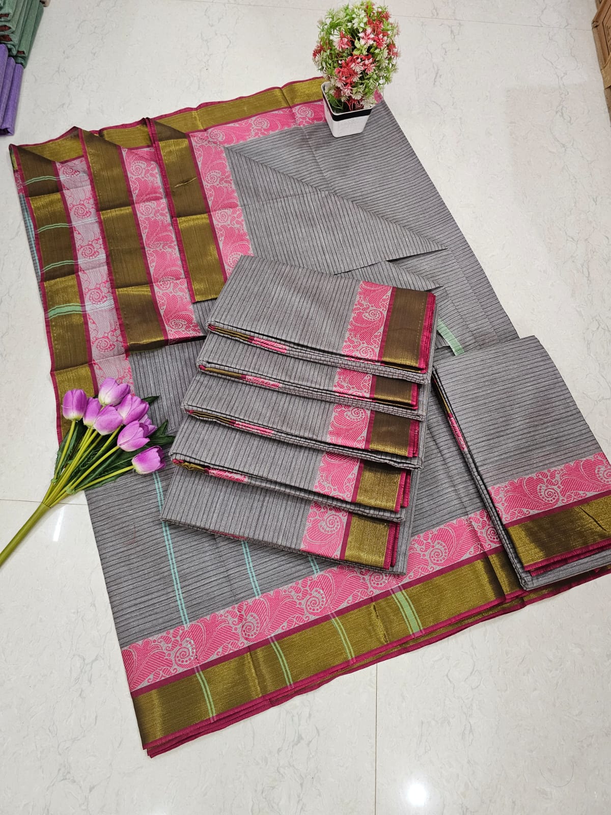Cotton saree