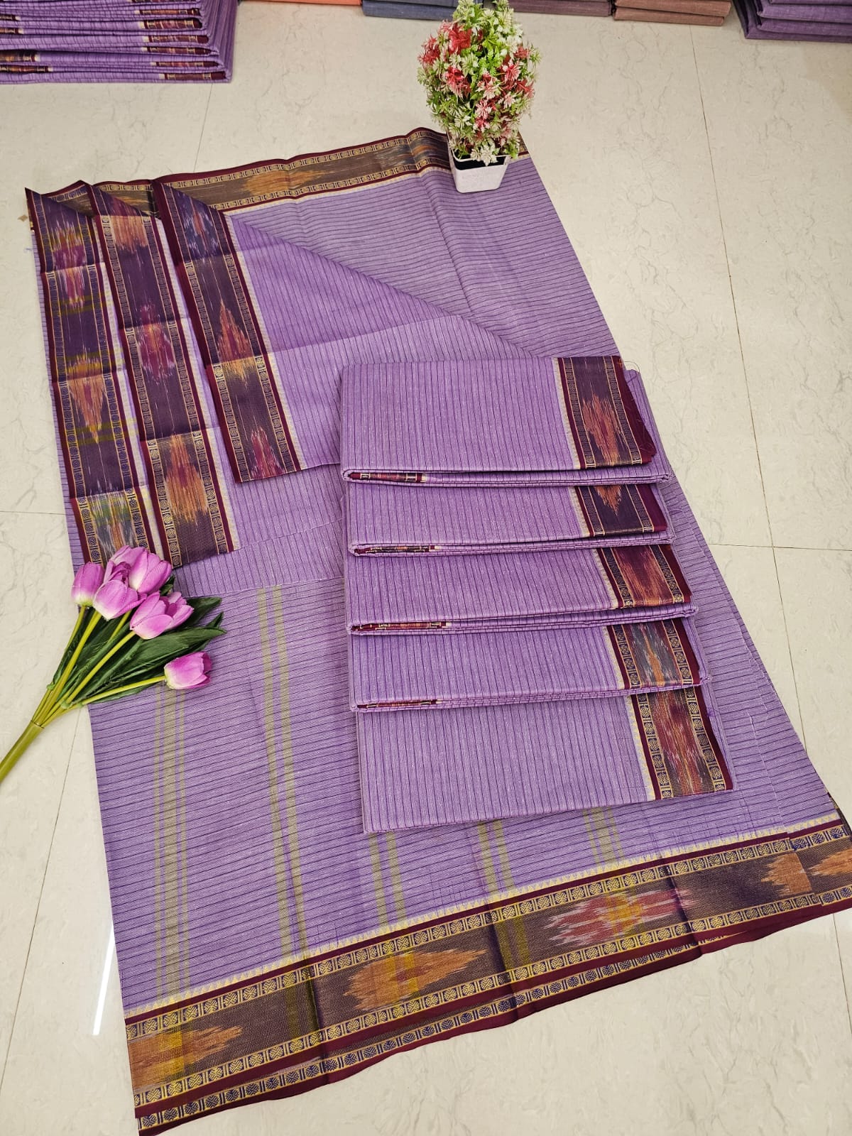 Cotton saree