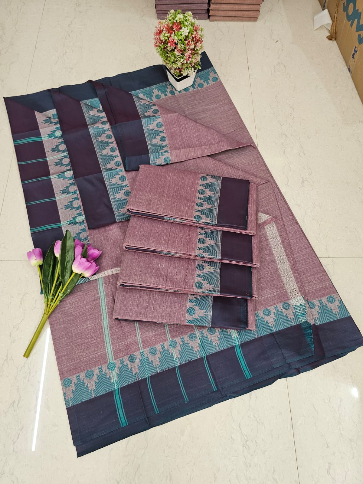 Cotton saree