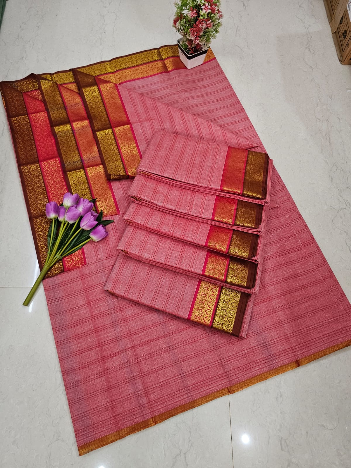 Cotton saree
