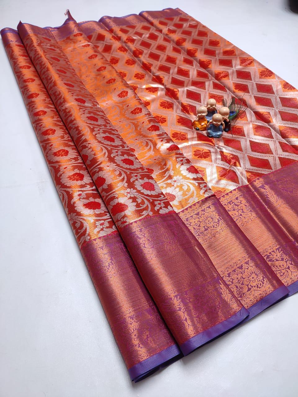 Tissue sarees