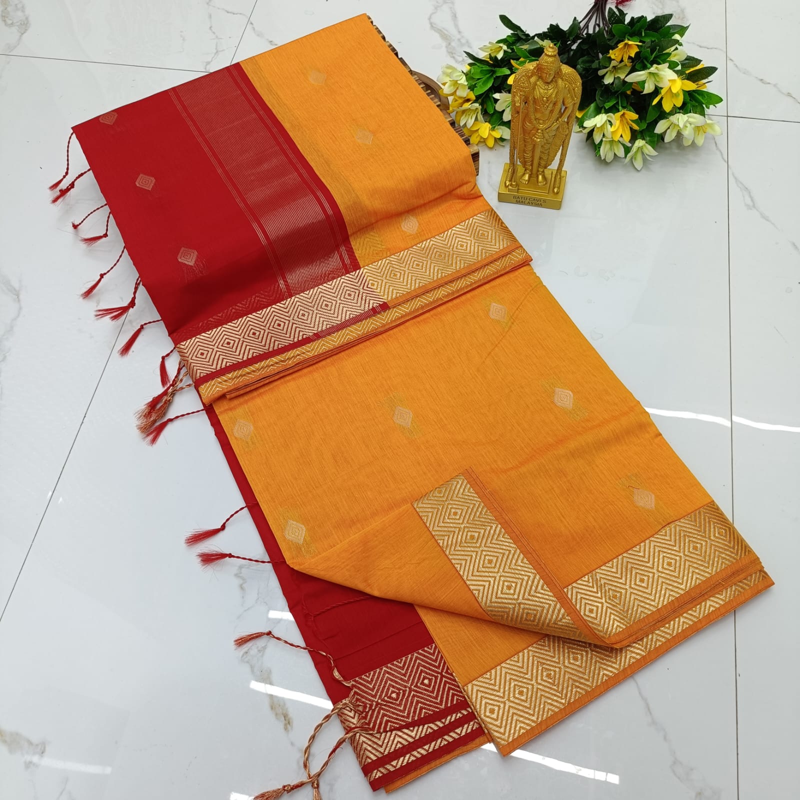 Silk cotton saree 