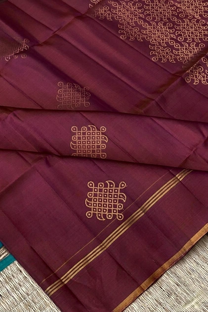 Kolam Soft silk saree