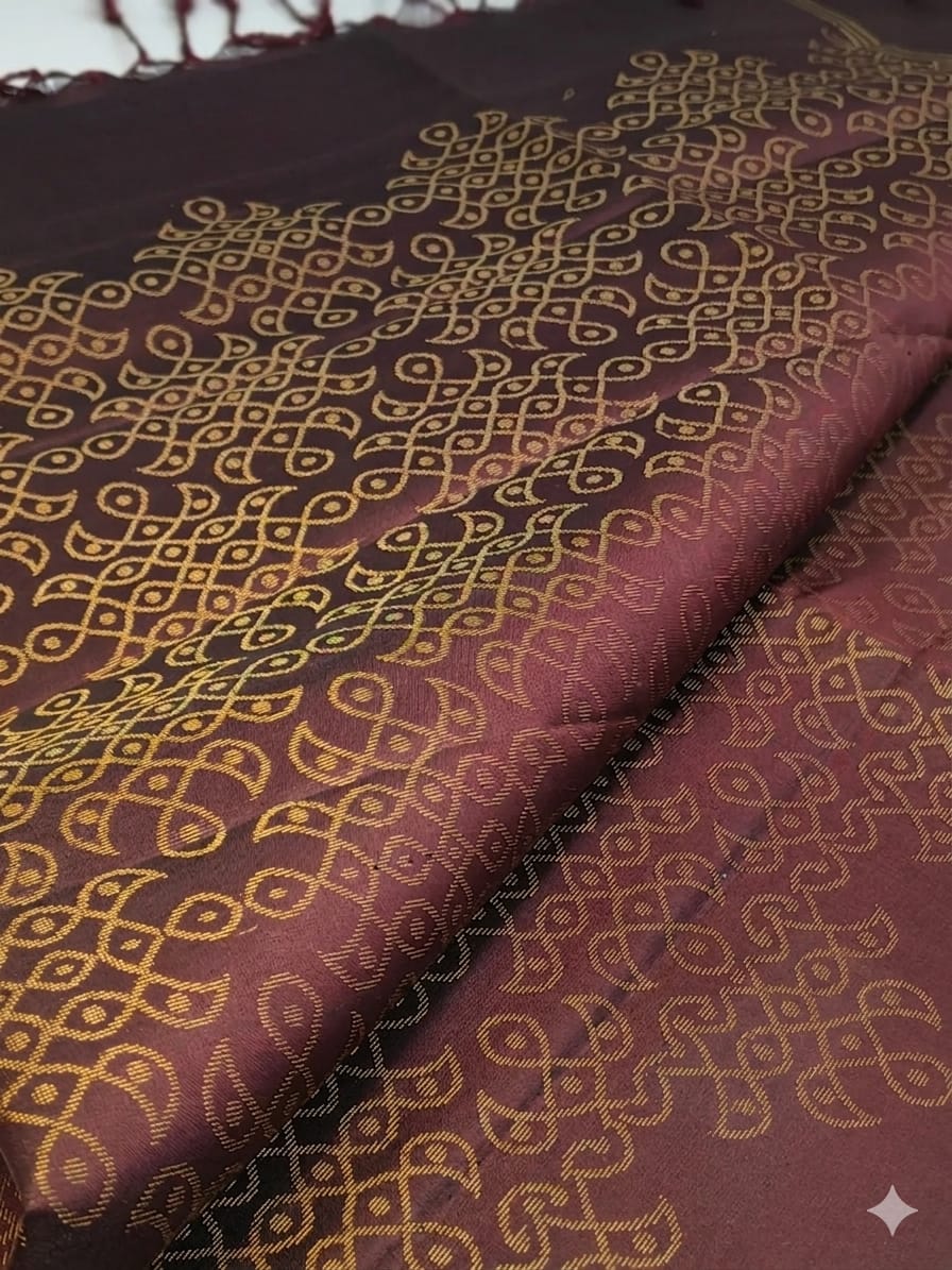 Kolam Soft silk saree