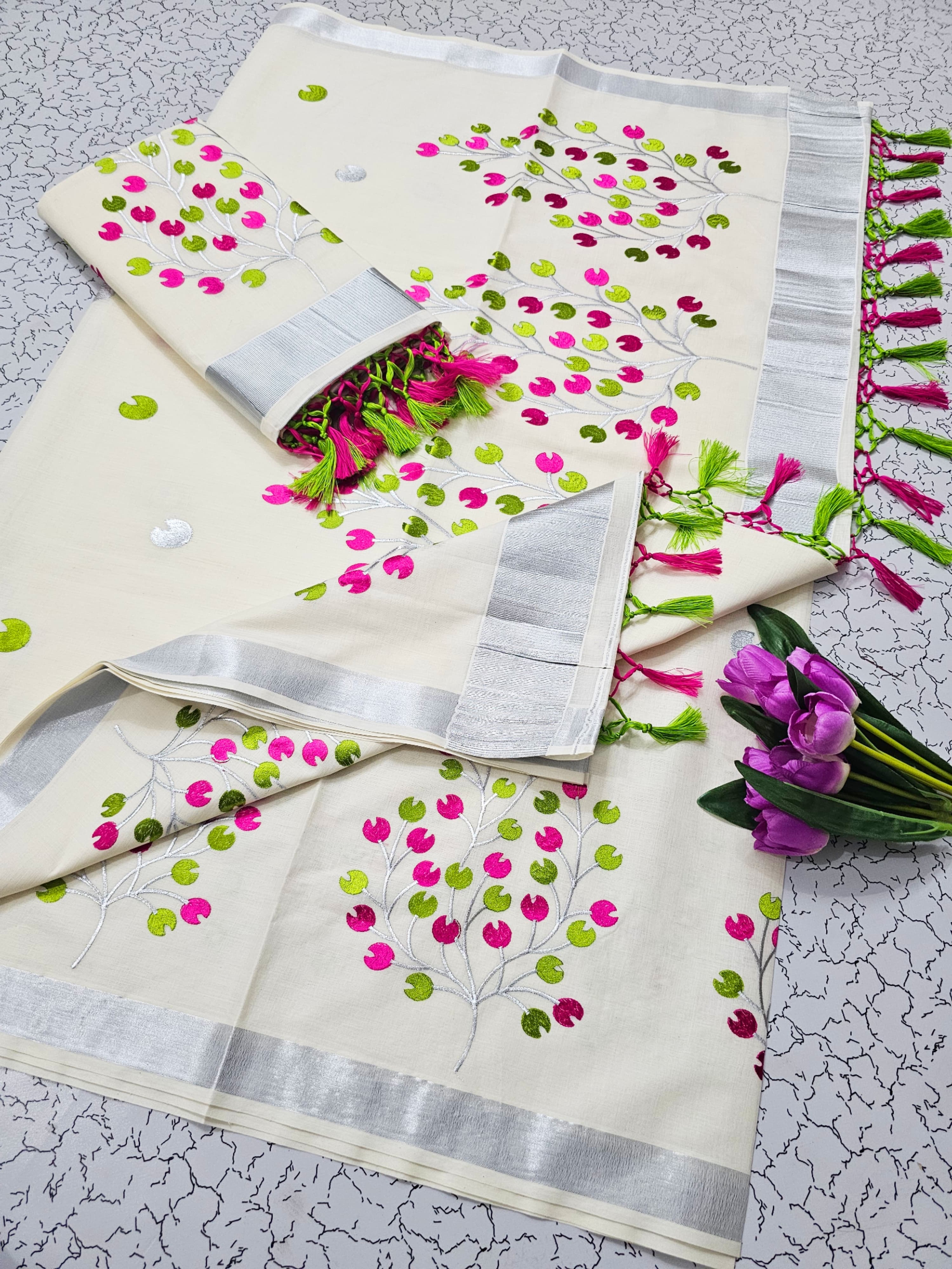 Kerala cotton sarees