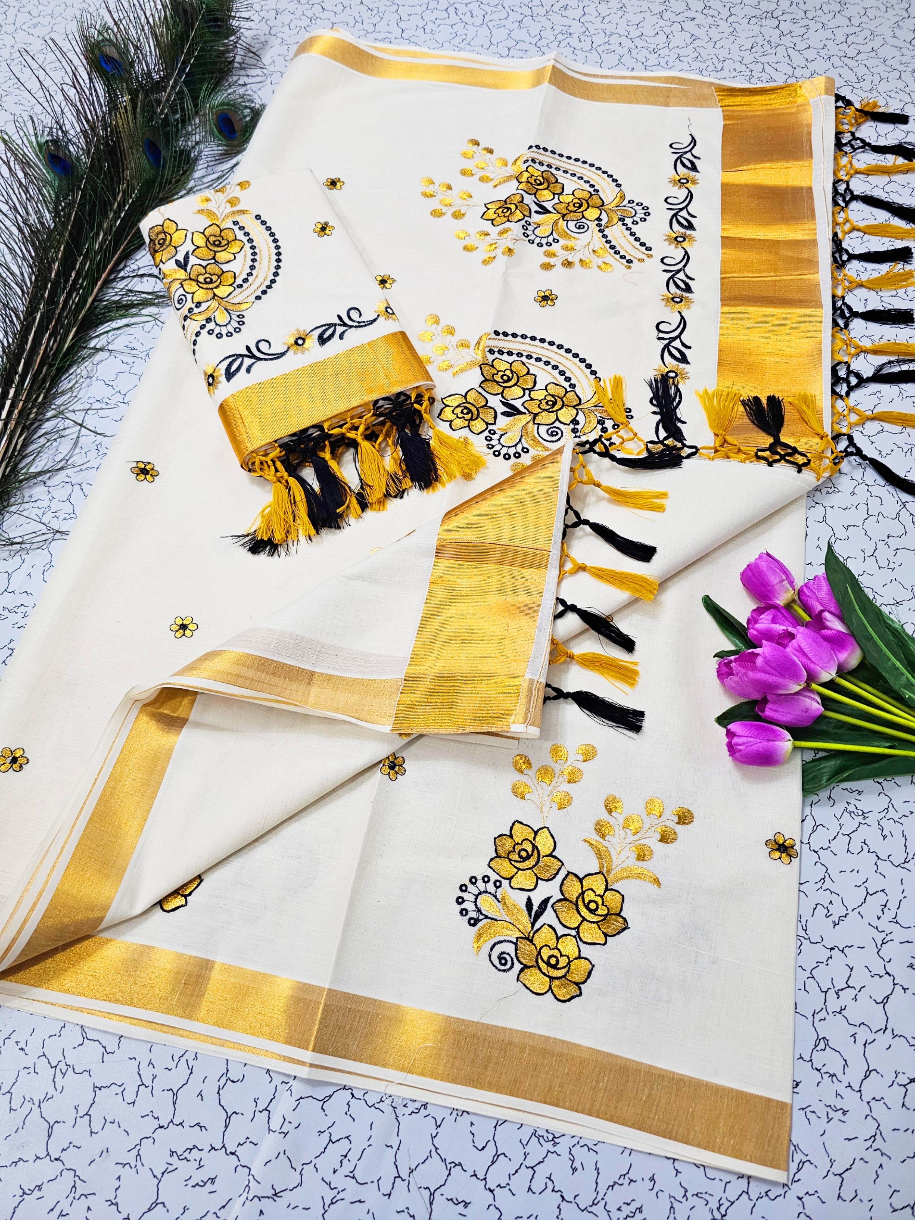 Kerala cotton sarees