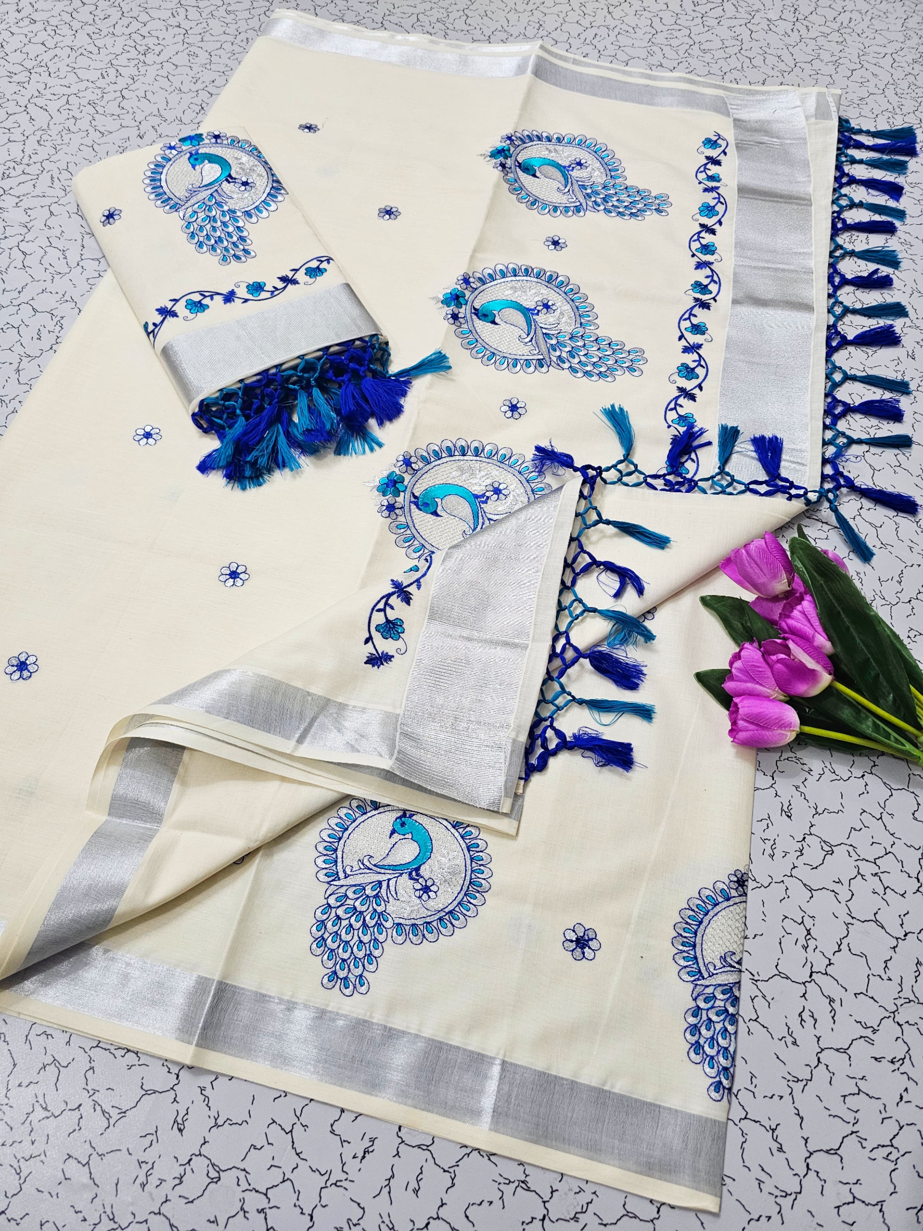 Kerala cotton sarees