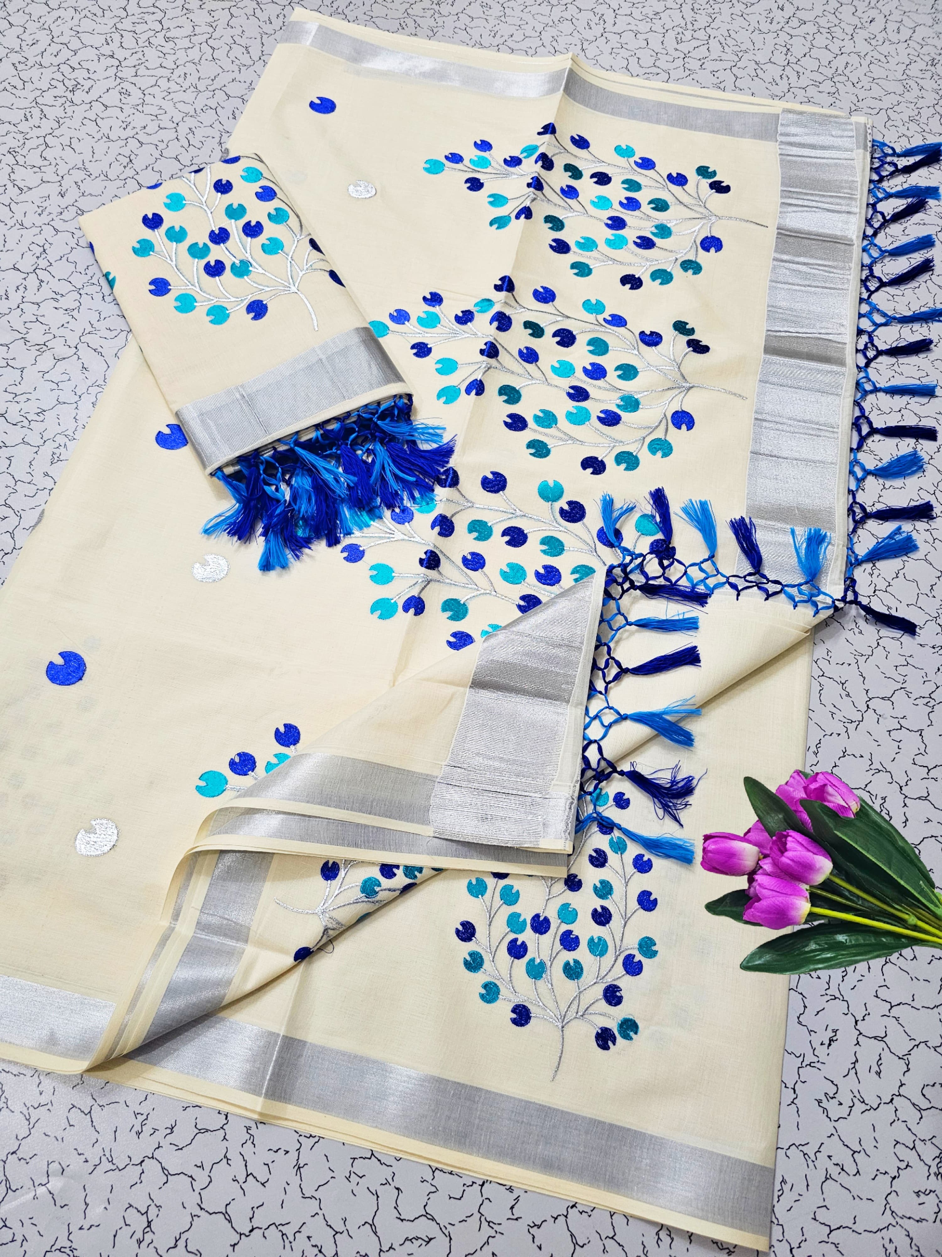 Kerala cotton sarees