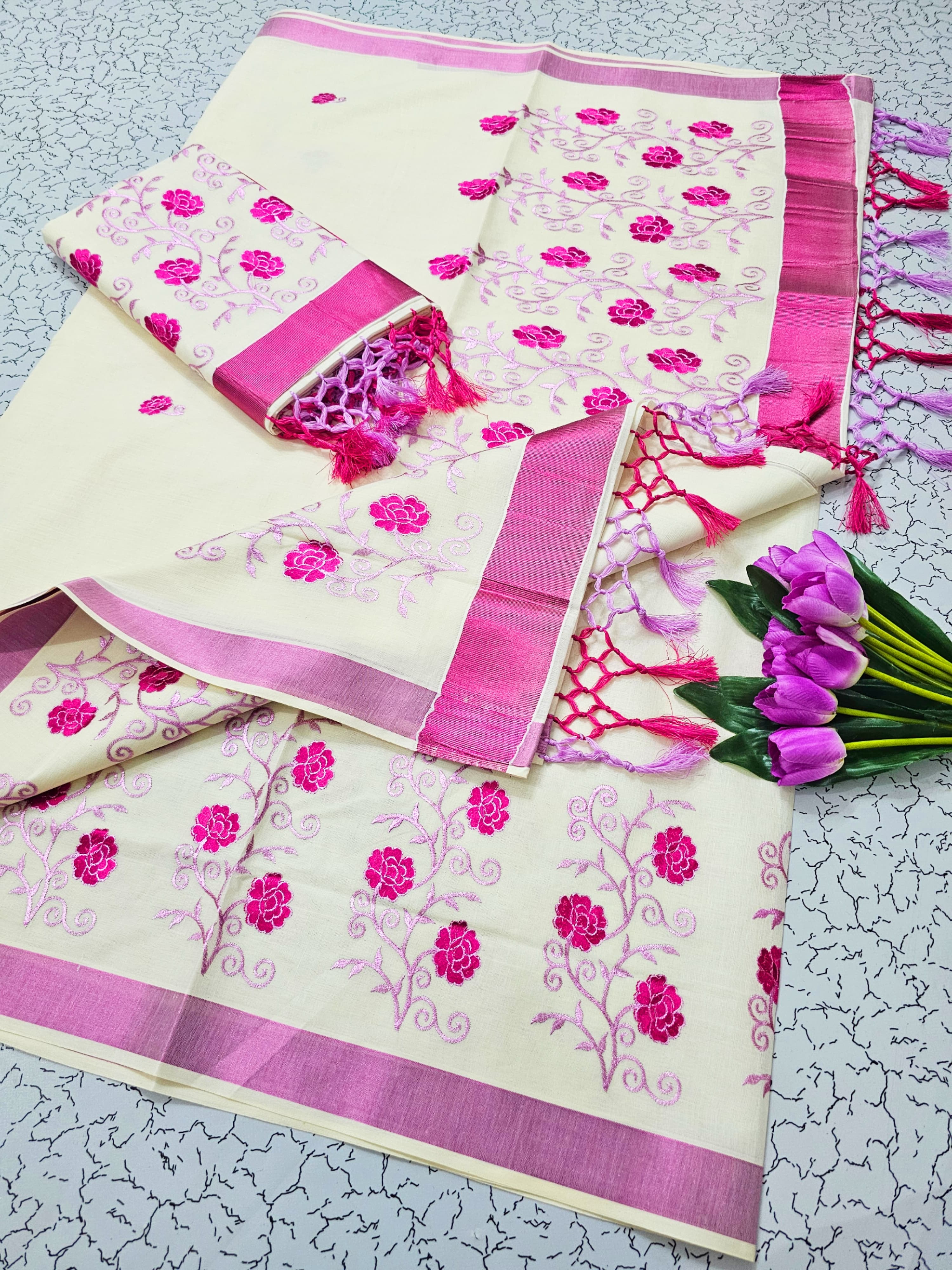 Kerala cotton sarees