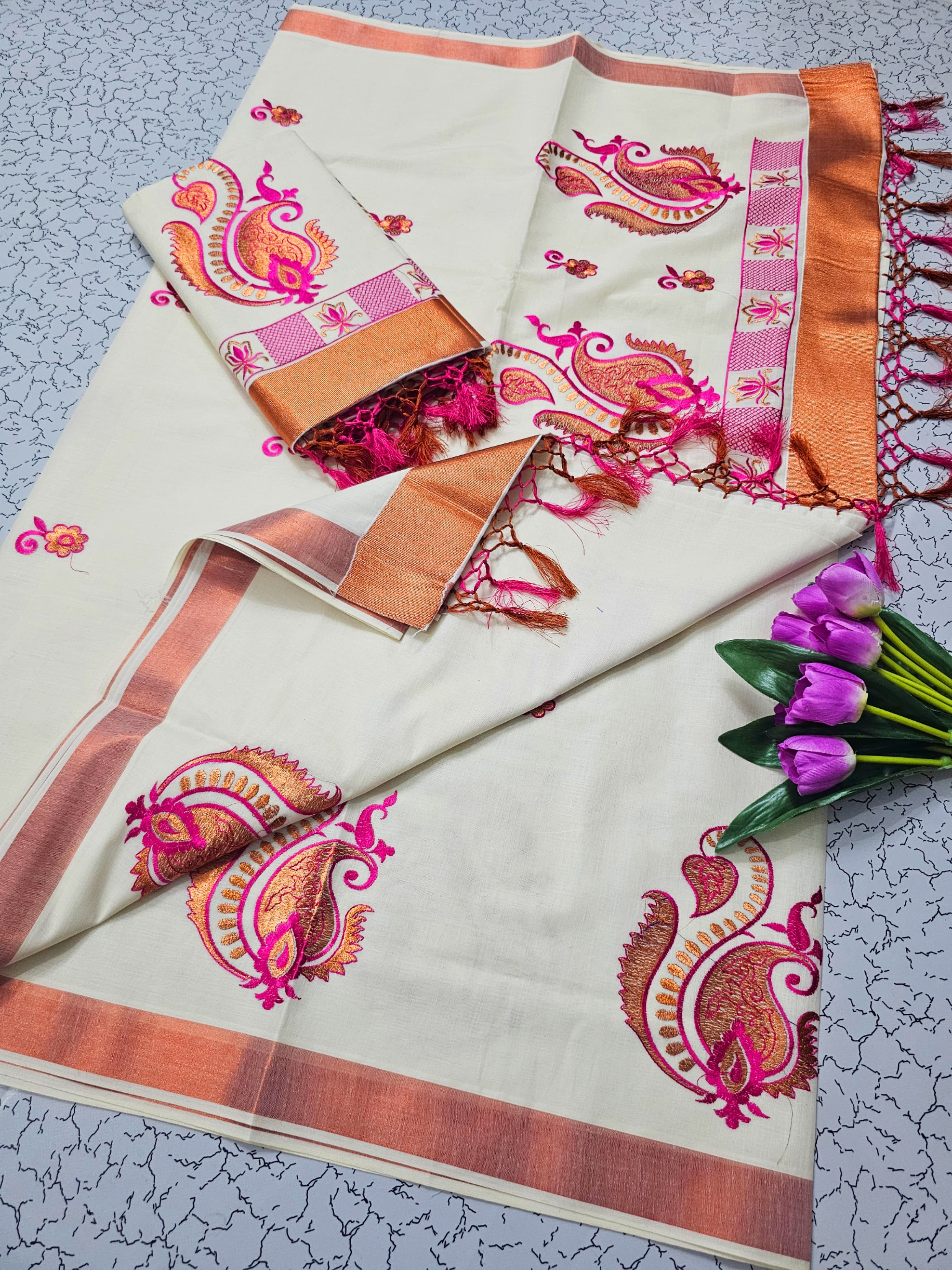 Kerala cotton sarees
