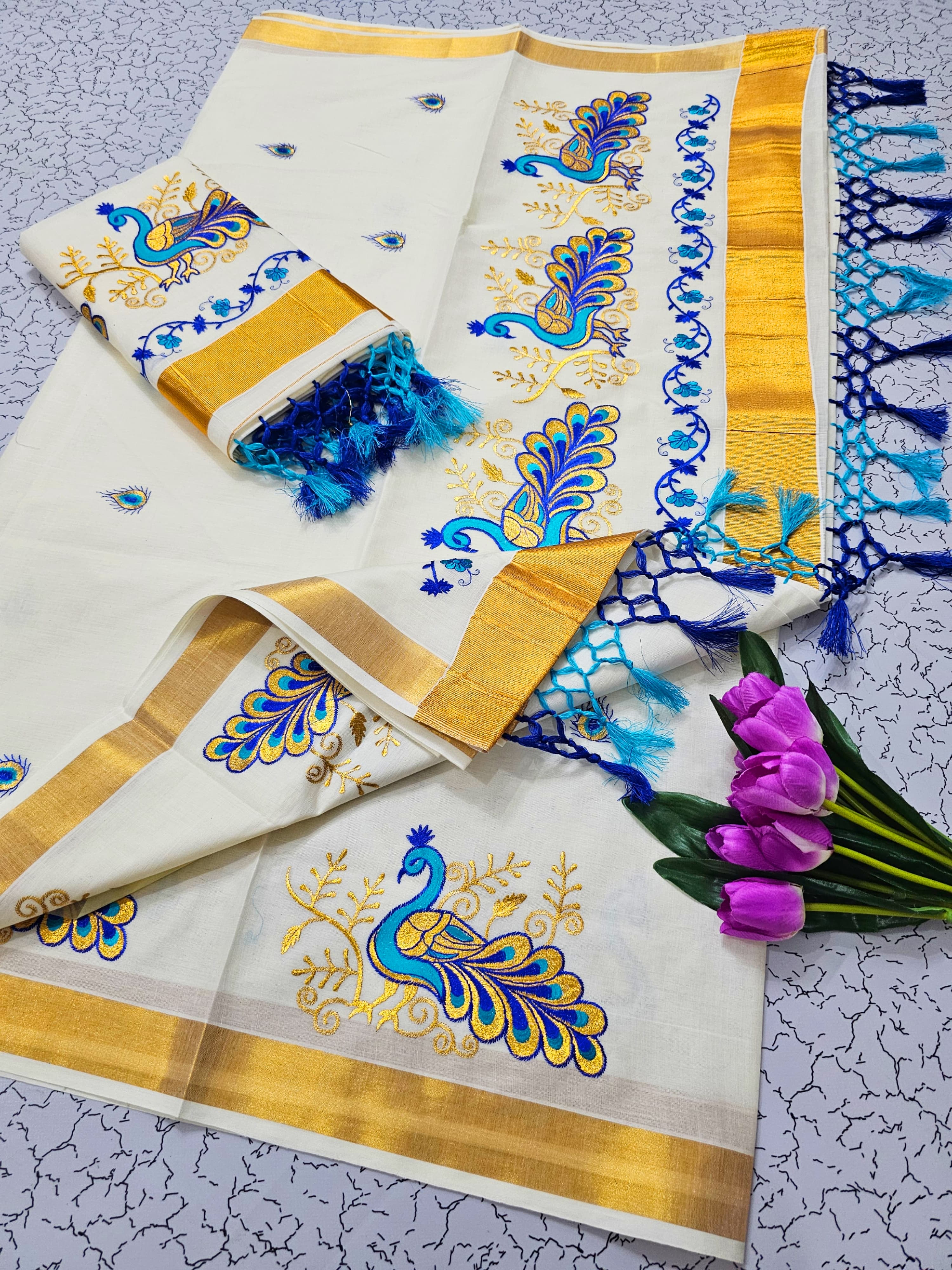 Kerala cotton sarees