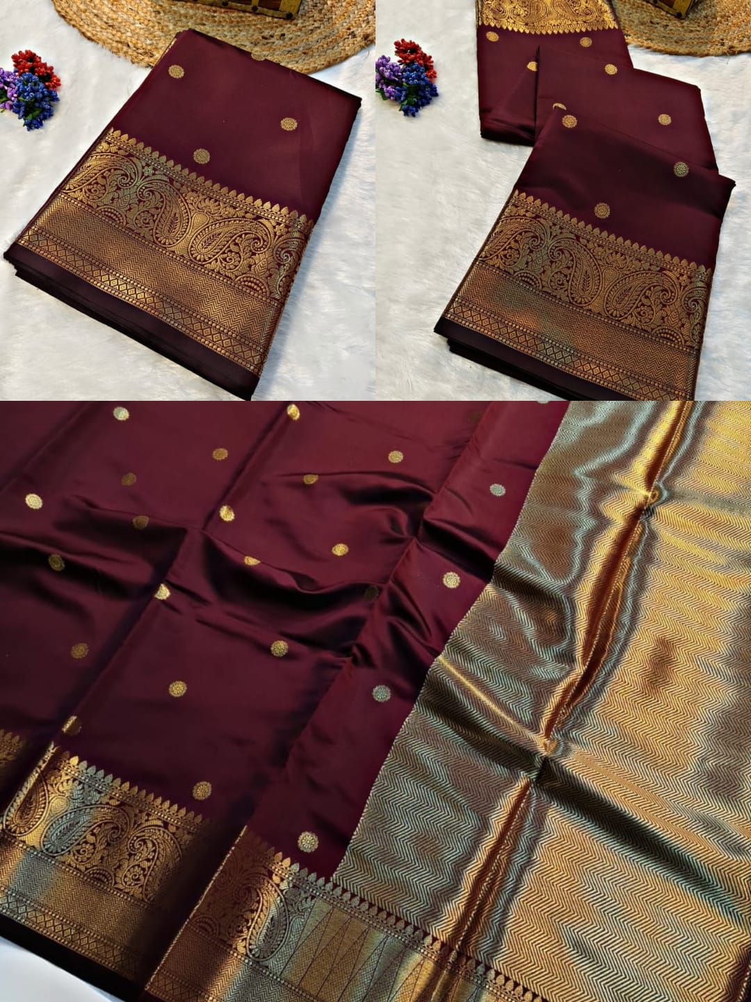 Banarasi semi kattan semi silk 