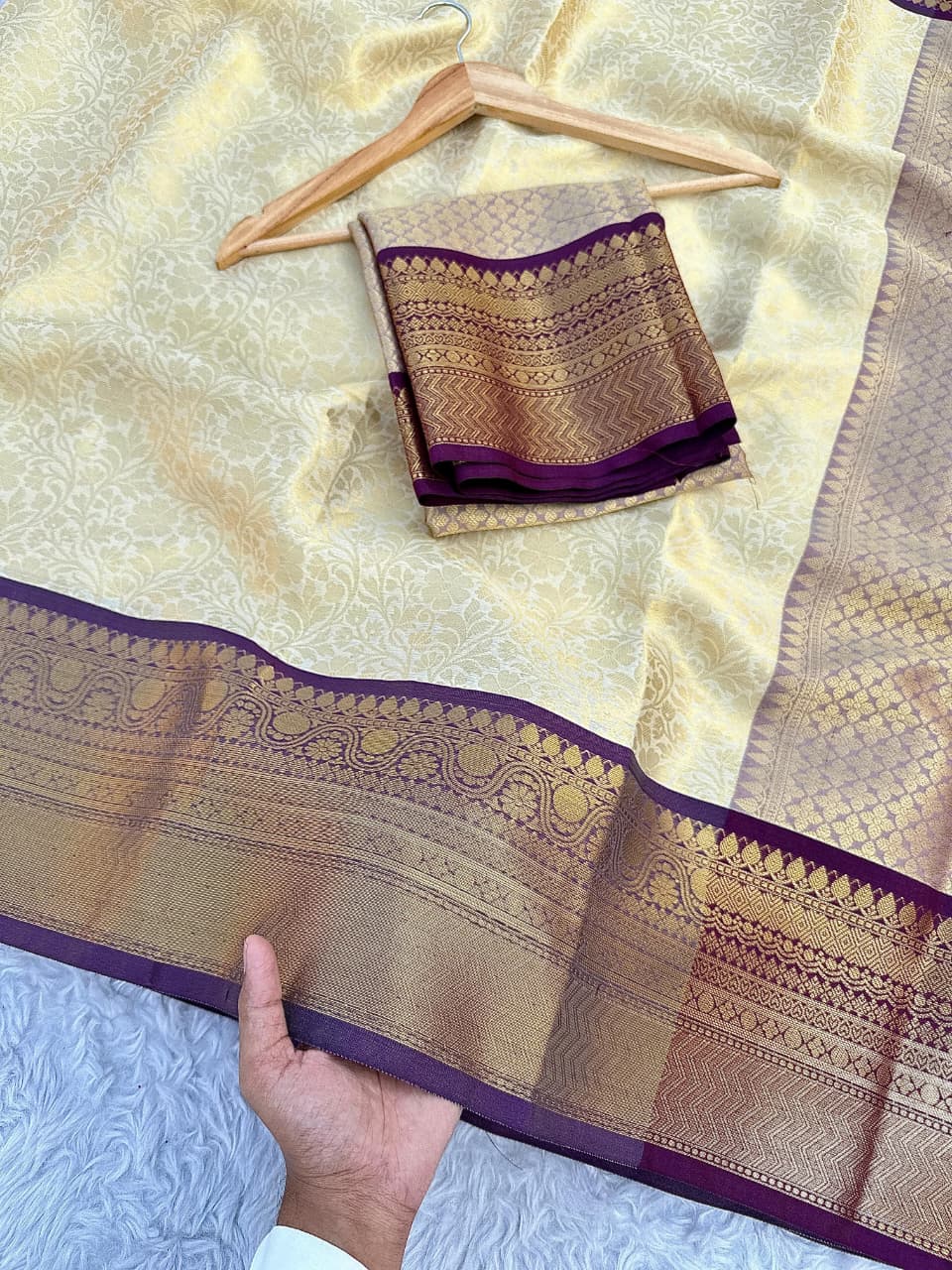 Semi tissue silk sarees
