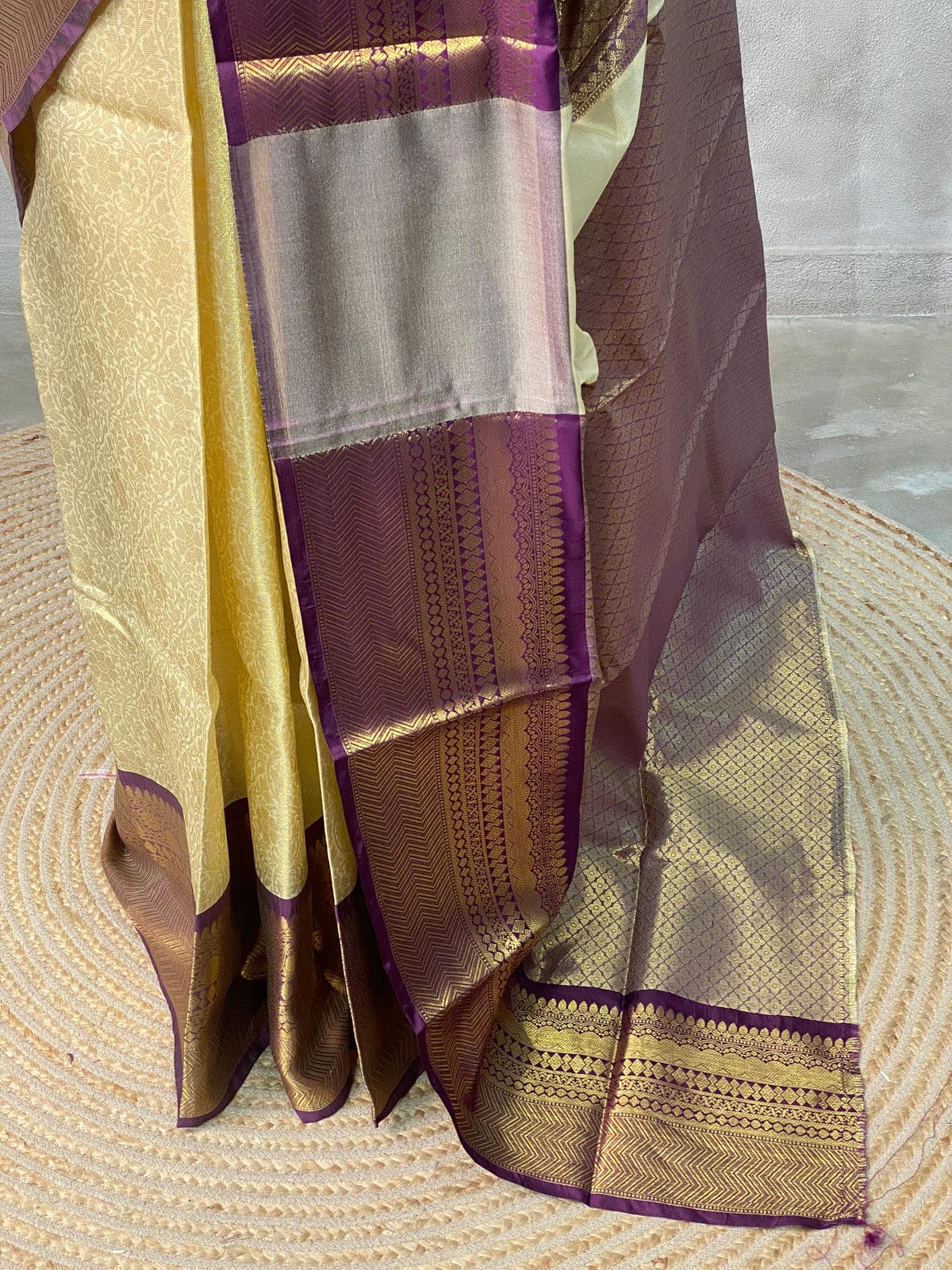 Semi tissue silk sarees