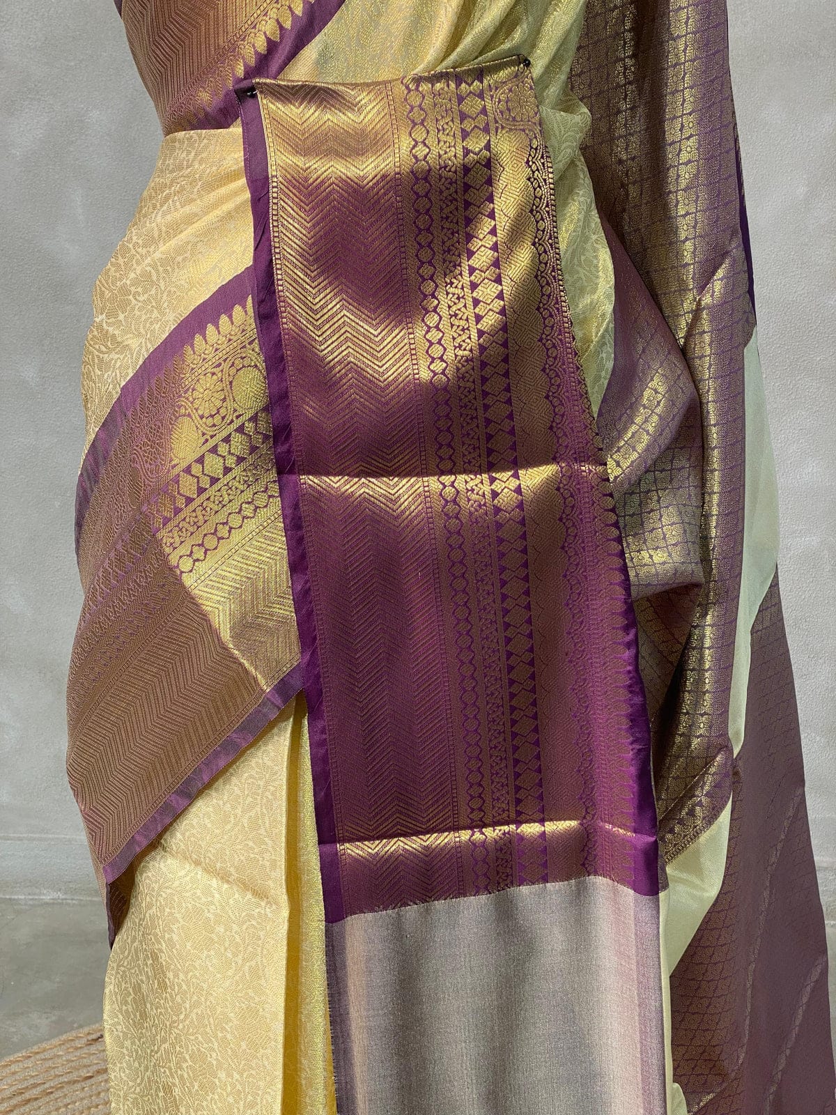 Semi tissue silk sarees