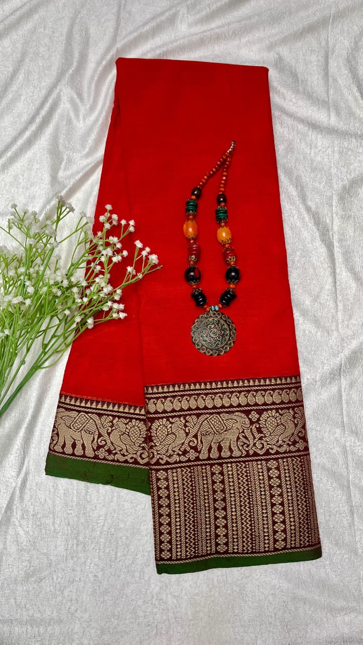 Narayanapet mercerised cotton sarees 