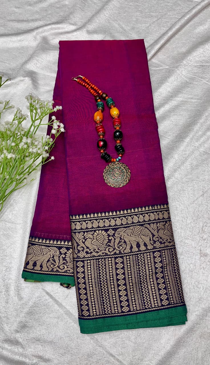 Narayanapet mercerised cotton sarees 
