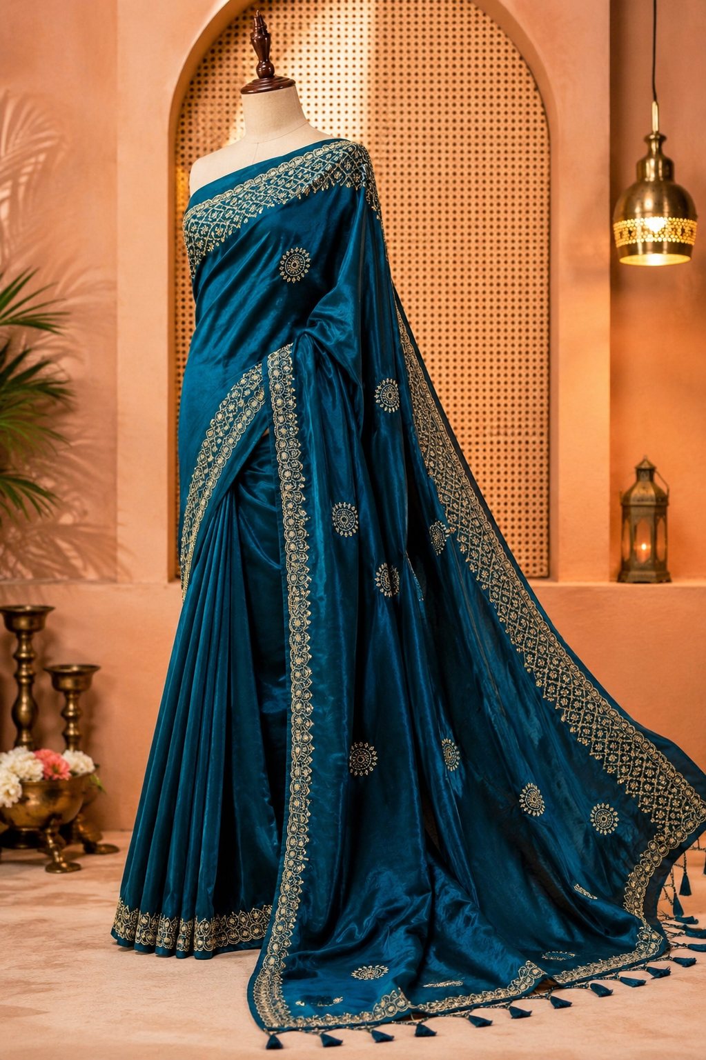 Nila Mayil Saree