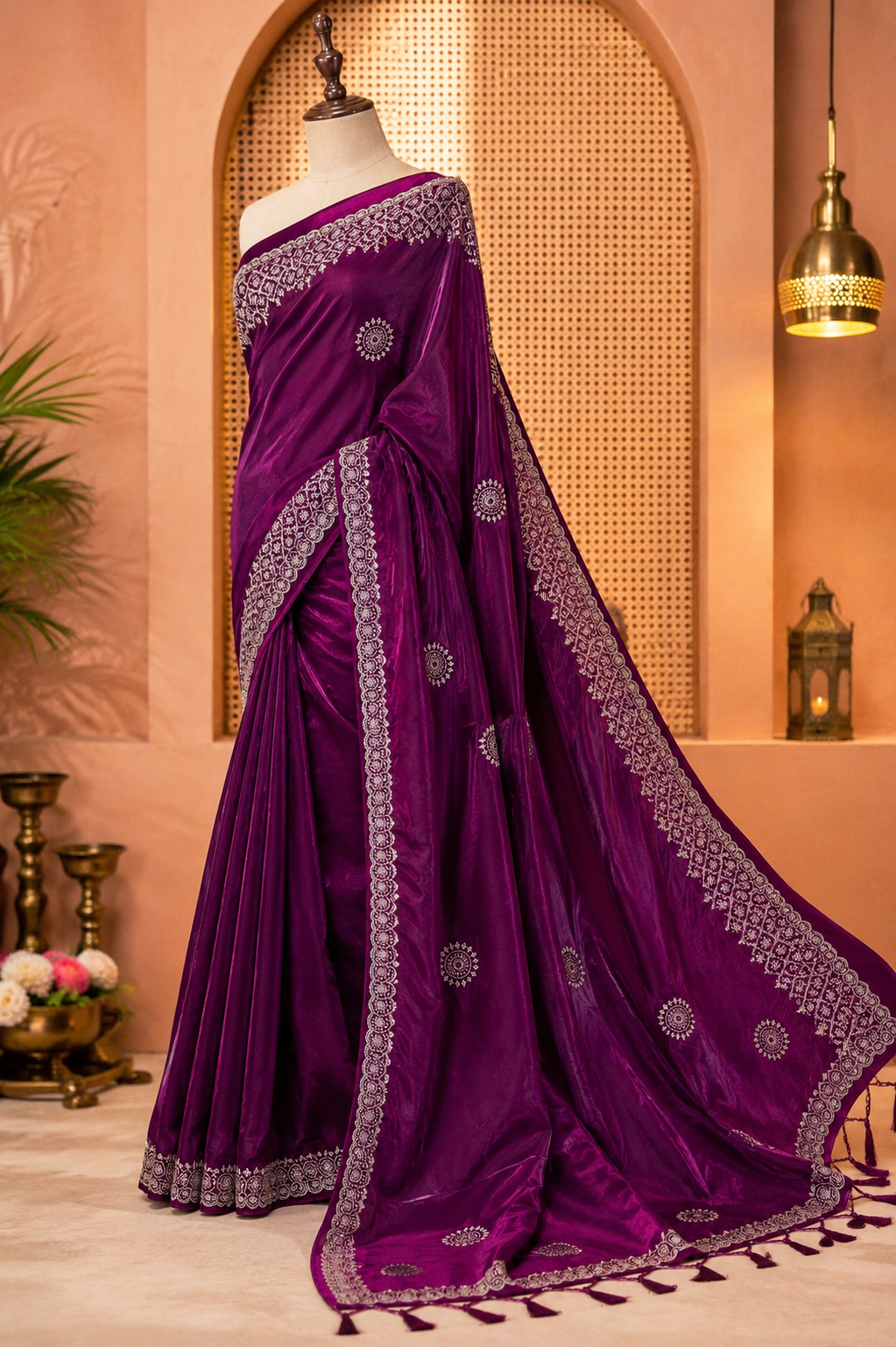 Nila Mayil Saree