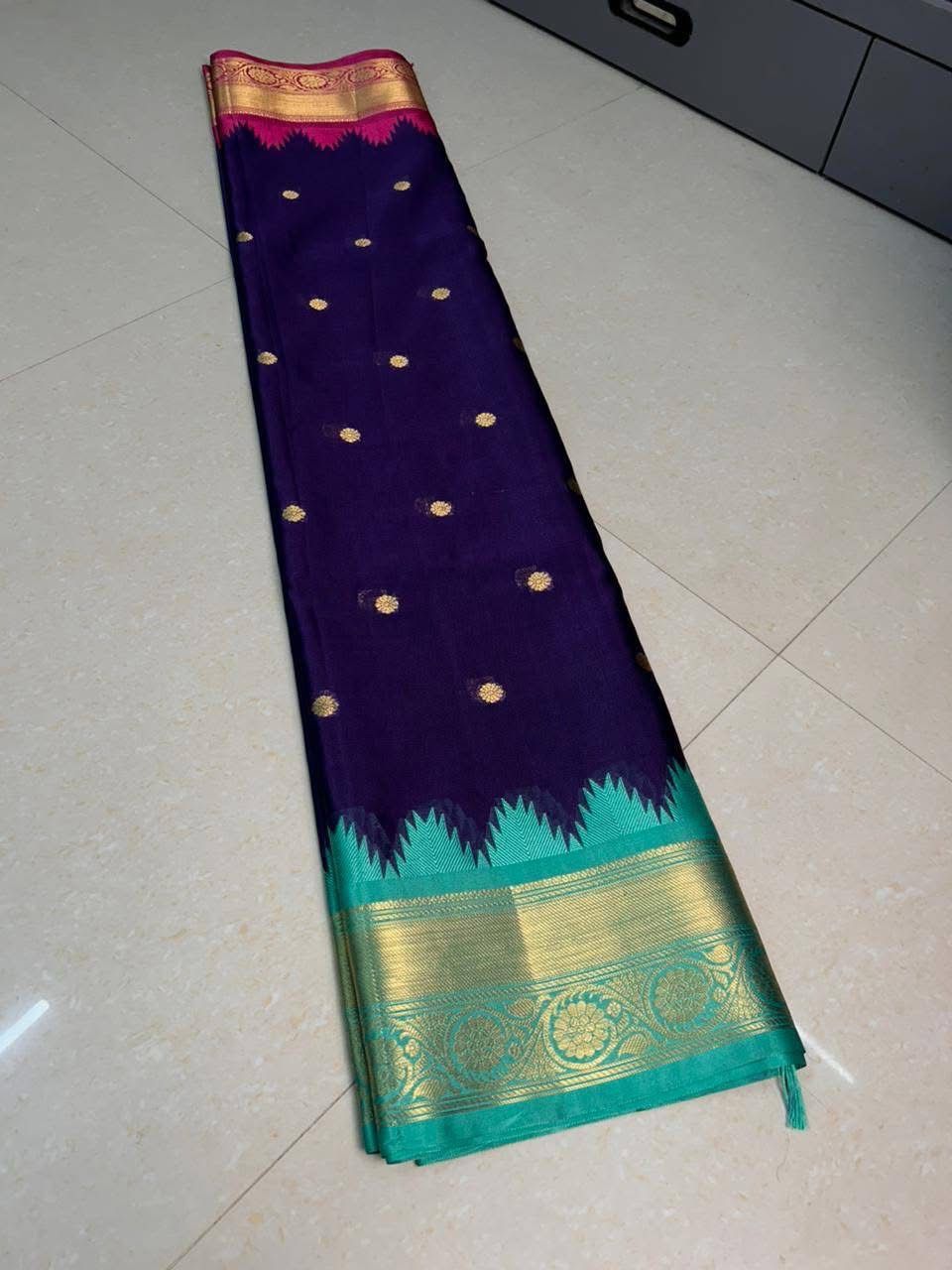 semi Kanchivaram silk Sarees
