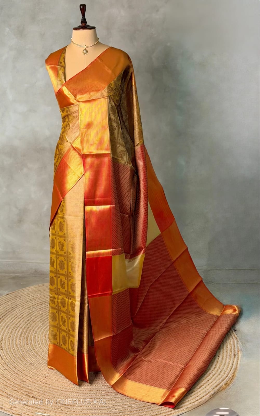 Regal Rose Silk Saree
