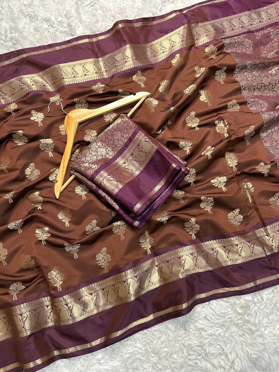 Banarasi Semi Katan Soft Silk Saree