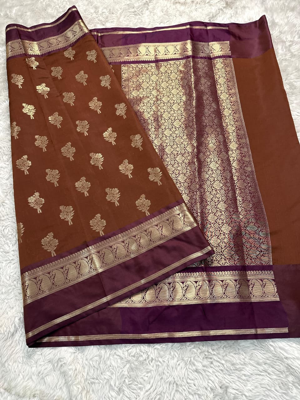 Banarasi Semi Katan Soft Silk Saree