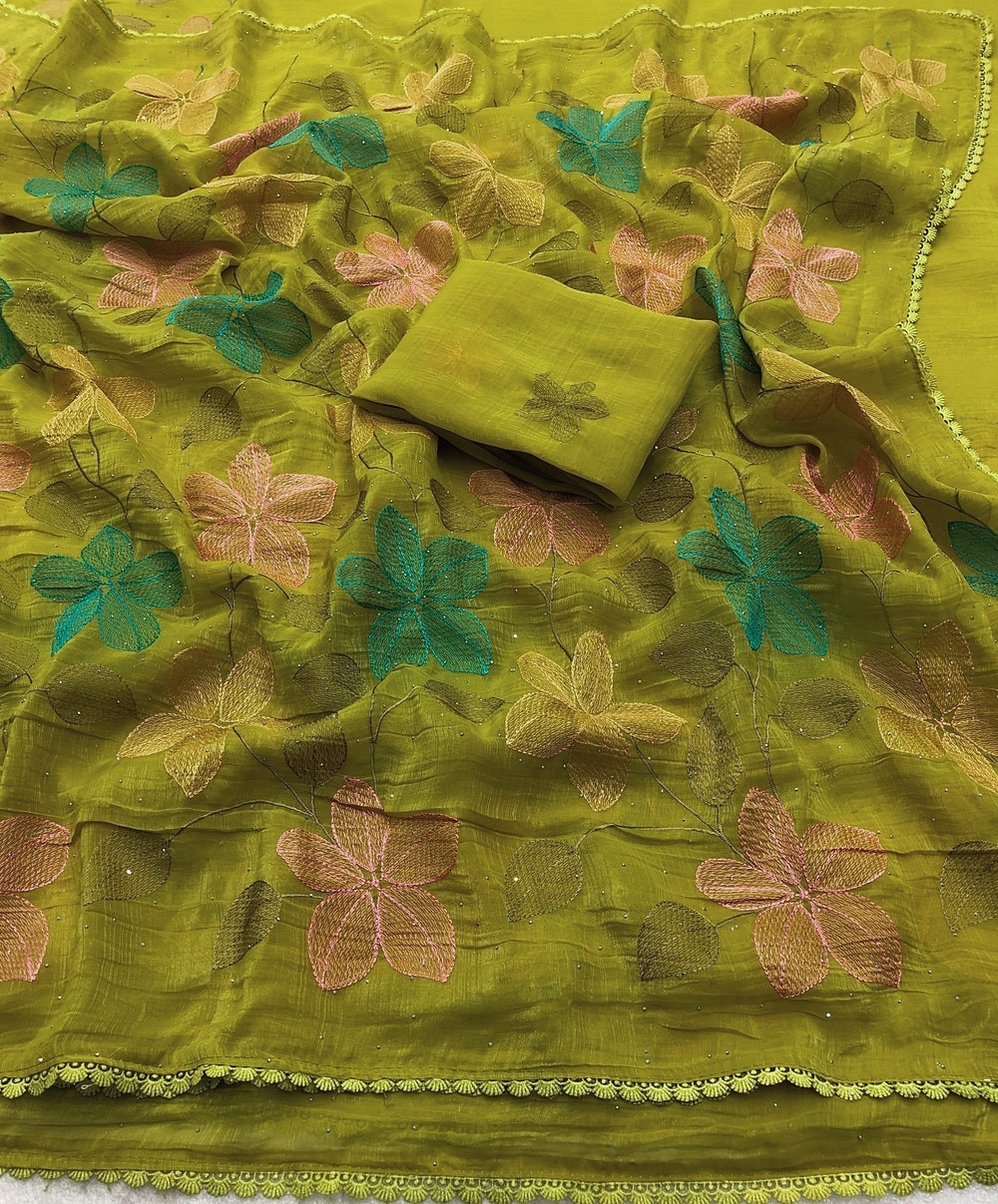 Chruncy silk sarees