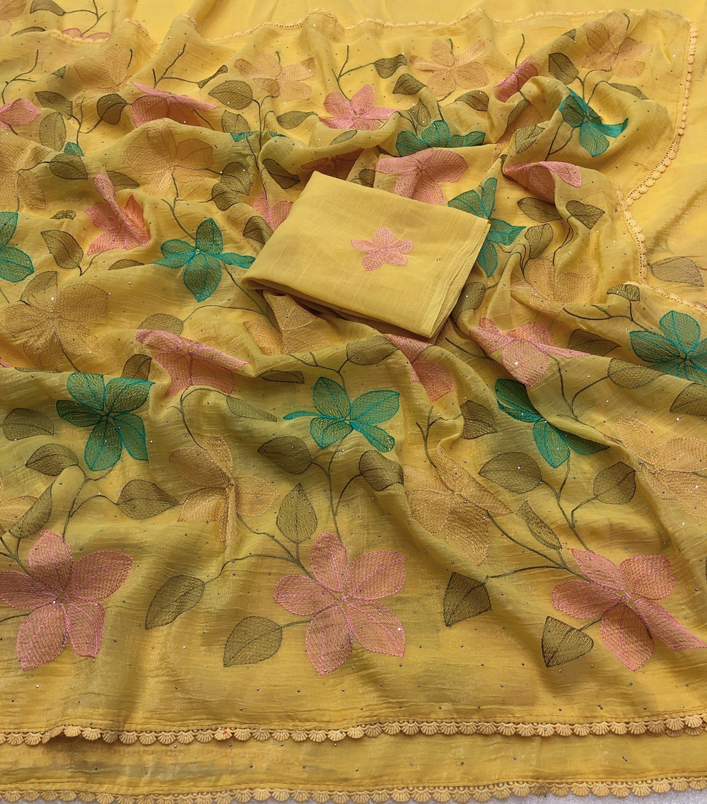 Chruncy silk sarees
