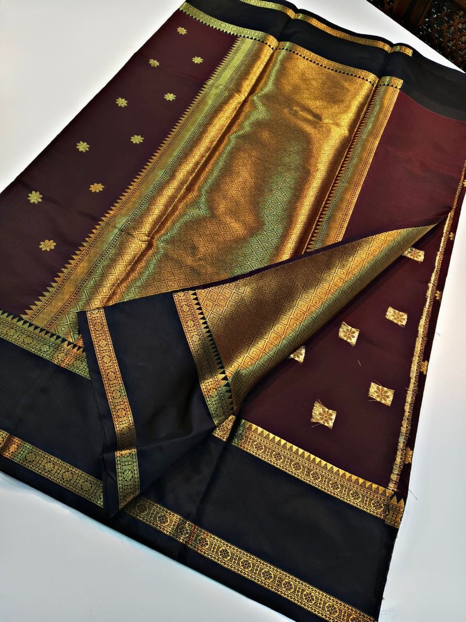 Banarasi Semi Katan Semi Silk Sarees